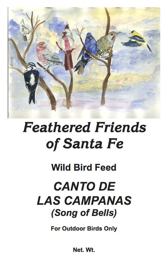 Canto de las Campanas (Song of Bells) | Wild Bird Seed 25 lb (11.33 kg) - Feathered Friends of Santa Fe (www.ffofsf.com)