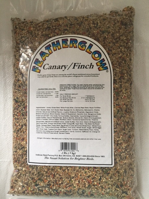 Featherglow Canary-Finch Food  2 lb (0.9 kg) - Feathered Friends of Santa Fe (www.ffofsf.com)