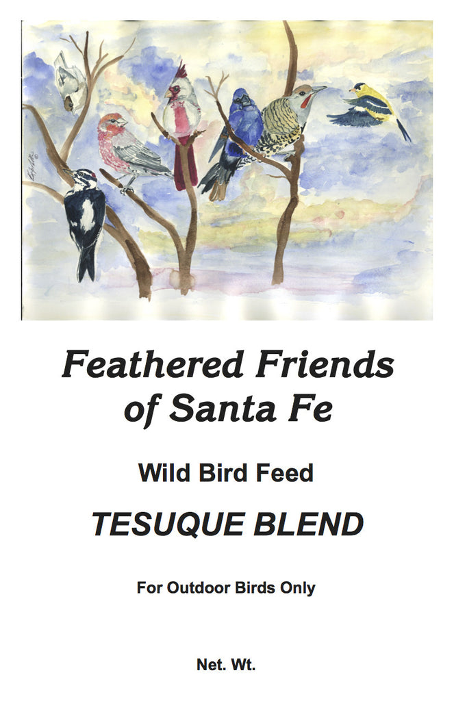 Tesuque Blend | Wild Bird Seed 20 lb (9.07 kg) - Feathered Friends of Santa Fe (www.ffofsf.com)