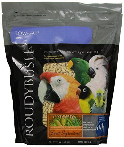 Low-Fat Maintenance Bird Food Pellets, Small 2.75 lb (1.25 kg) (44 oz) - Feathered Friends of Santa Fe (www.ffofsf.com)