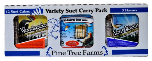 3 Flavors | Variety Suet 12 Pack