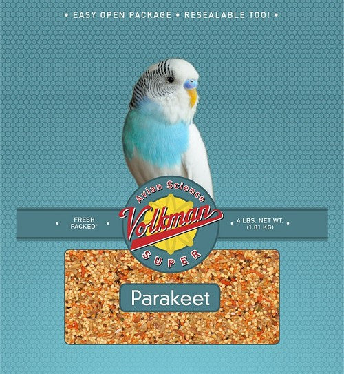 Avian Science Super Parakeet Bird Seed 4 lb (1.81 kg) - Feathered Friends of Santa Fe (www.ffofsf.com)