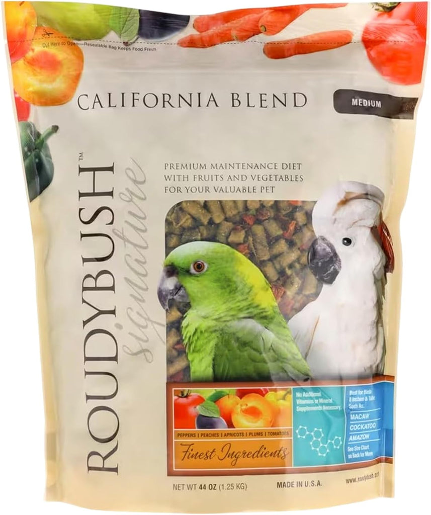 California Blend Bird Food Pellets, Medium  2.75 lb (1.25 kg) (44 oz)
