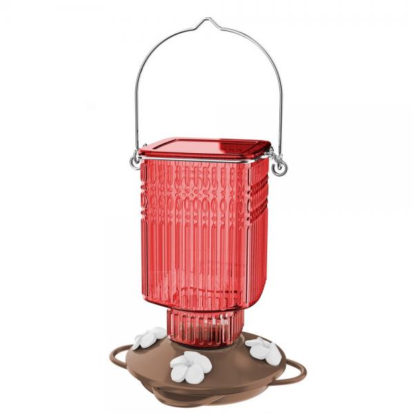 Carnation Antique Gravity Hummingbird Feeder 22 oz
