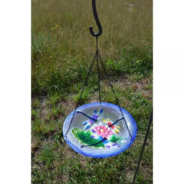 Dragonfly Trio Hanging Bird Bath