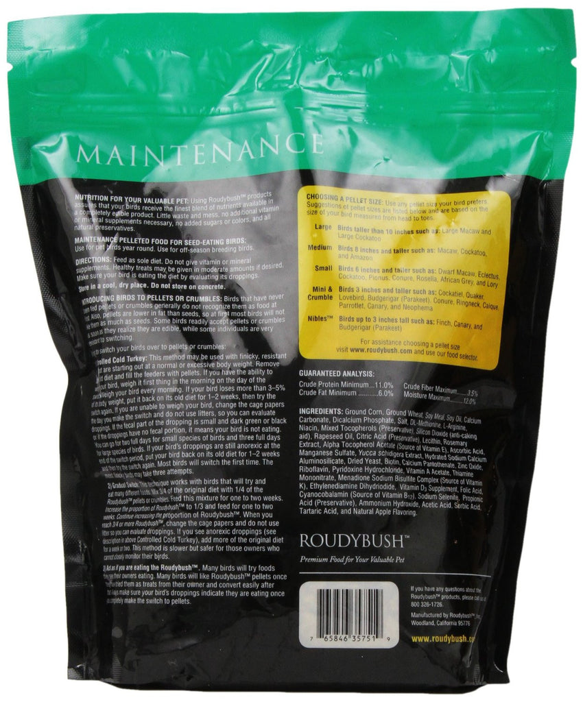 Daily Maintenance Bird Food - Feathered Friends of Santa Fe (www.ffofsf.com)