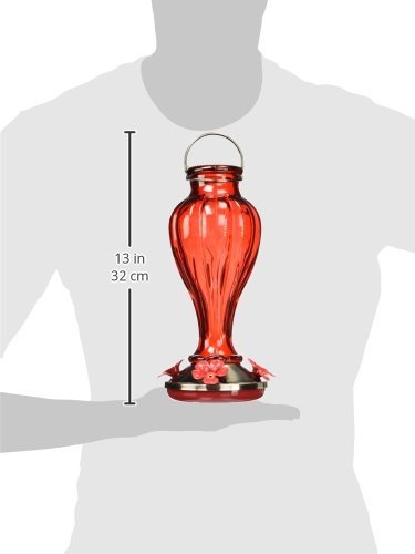 Stokes Red Blossom Hummingbird Feeder Glass - 25 oz.
