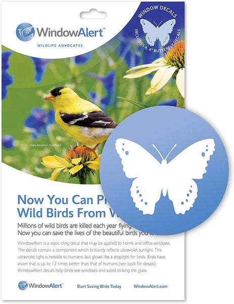 Window Alert | Butterfly Decal
