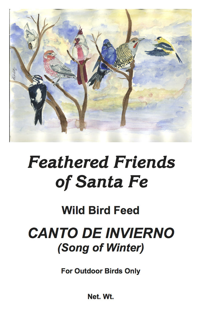 Canto de Invierno (Song of Winter) | Wild Bird Seed 25 lb (11.33 kg) - Feathered Friends of Santa Fe (www.ffofsf.com)