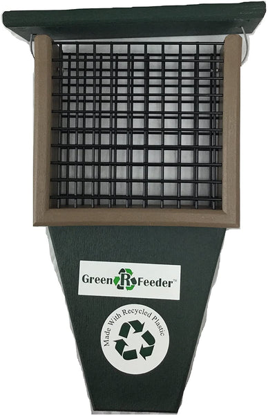 Suet Feeder with Tail Prop (Hunter Green)