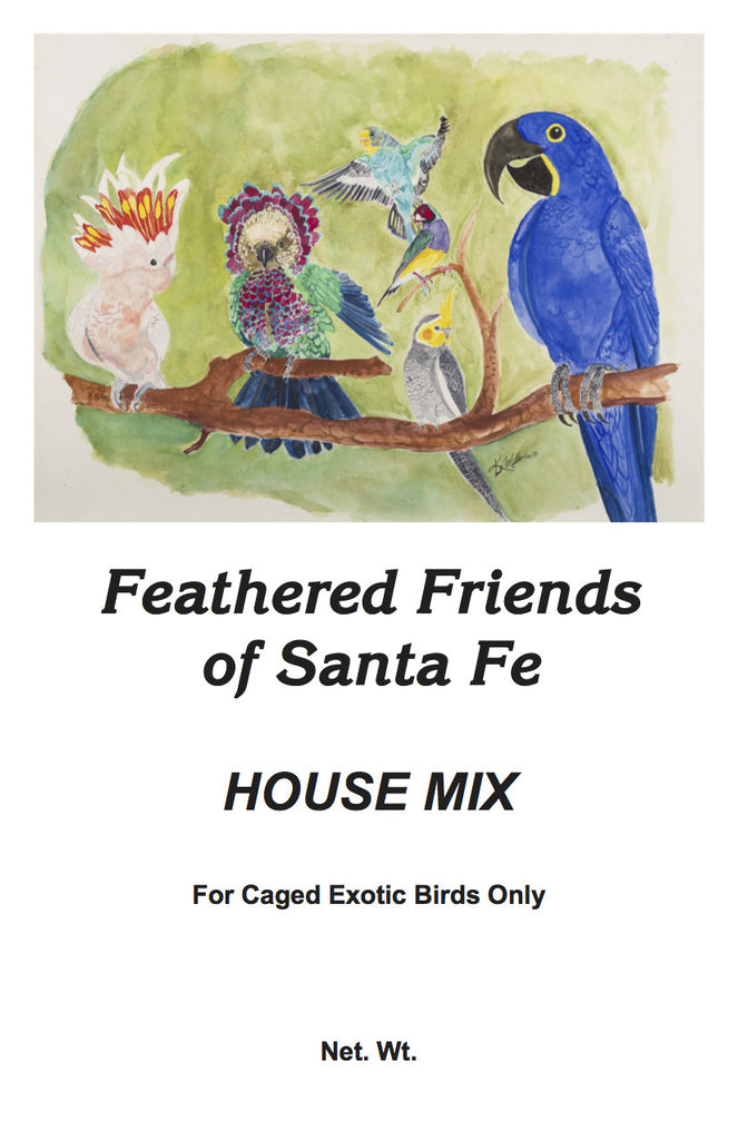 House Mix | Exotic Bird Seed - Feathered Friends of Santa Fe (www.ffofsf.com)