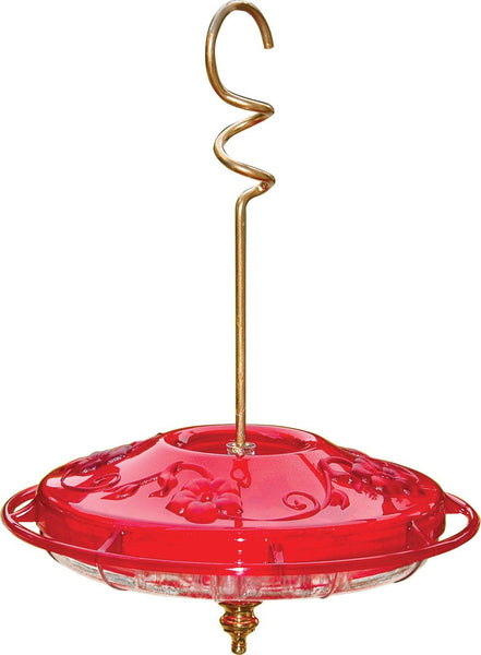 HummZinger Fancy 4-Port Hummingbird Feeder 12oz