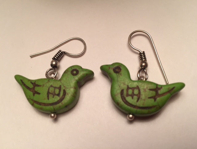 Handcrafted Bird Earrings