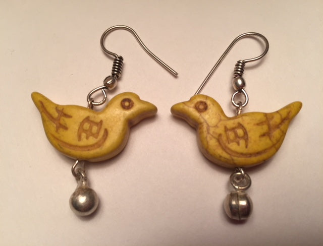 Handcrafted Bird Earrings