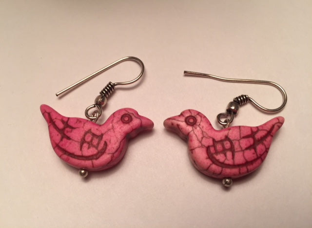 Handcrafted Bird Earrings