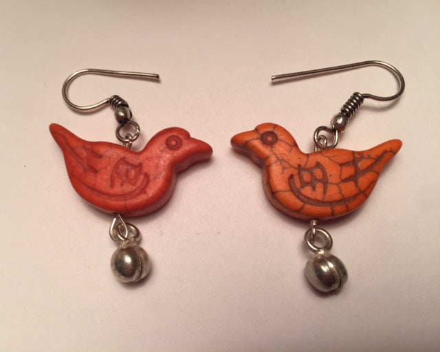 Handcrafted Bird Earrings
