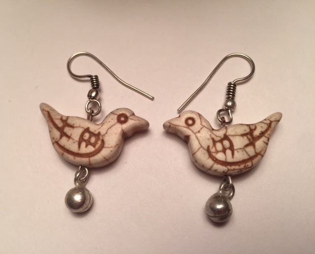 Handcrafted Bird Earrings