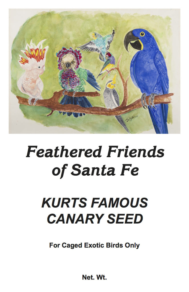 Kurt's Famous Canary Seed | Wild Bird Seed - Feathered Friends of Santa Fe (www.ffofsf.com)