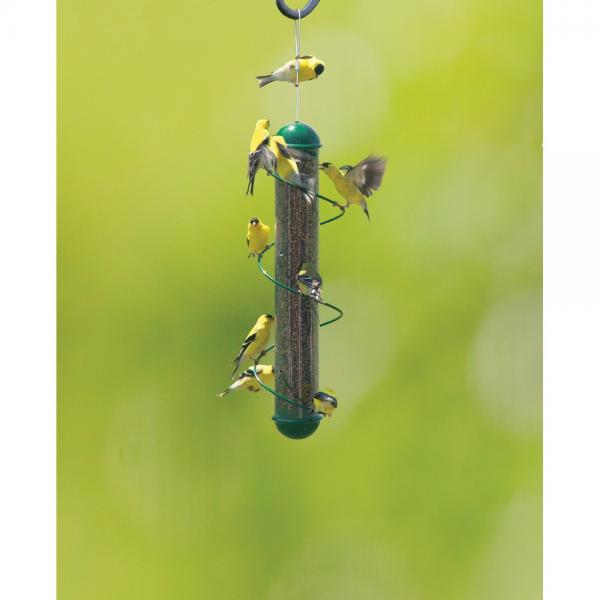 17 in Green Spiral Nyjer Finch Feeder