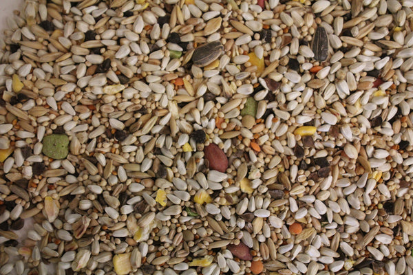 Small Hookbill Blend | Exotic Bird Seed - Feathered Friends of Santa Fe (www.ffofsf.com)