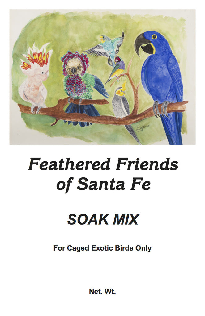 Soak Mix | Exotic Bird Seed - Feathered Friends of Santa Fe (www.ffofsf.com)