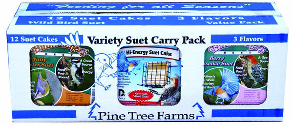 3 Flavors | Variety Suet 12 Pack