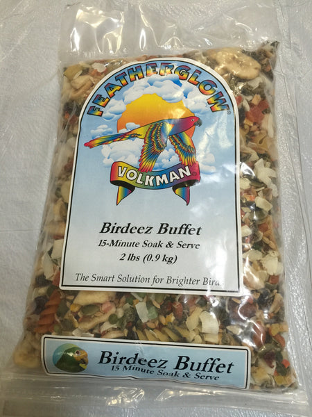 Featherglow Birdeez Buffet 15 Minutes Soak & Serve by Volkman 2 lb (0.9 kg) - Feathered Friends of Santa Fe (www.ffofsf.com)