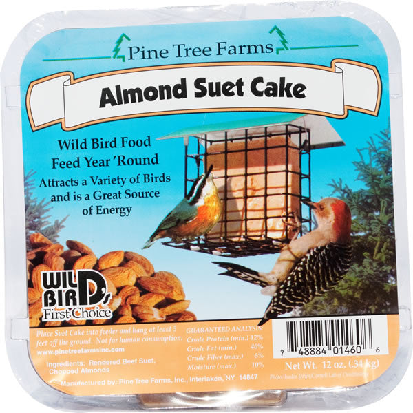 Almond Suet Cake 12 oz | Wild Bird Food - Feathered Friends of Santa Fe (www.ffofsf.com)