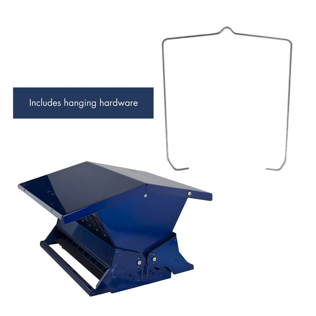 Absolute 11 Electric Blue Squirrel Resistant Bird Feeder Lg.