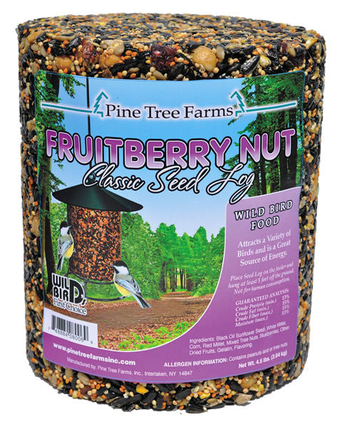 Fruitberry Nut Seed Log | Wild Bird Food - Feathered Friends of Santa Fe (www.ffofsf.com)
