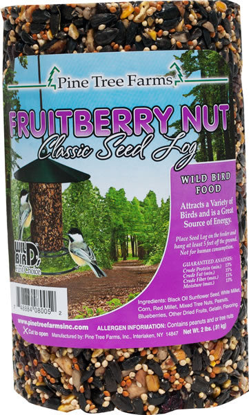 Fruitberry Nut Seed Log | Wild Bird Food - Feathered Friends of Santa Fe (www.ffofsf.com)
