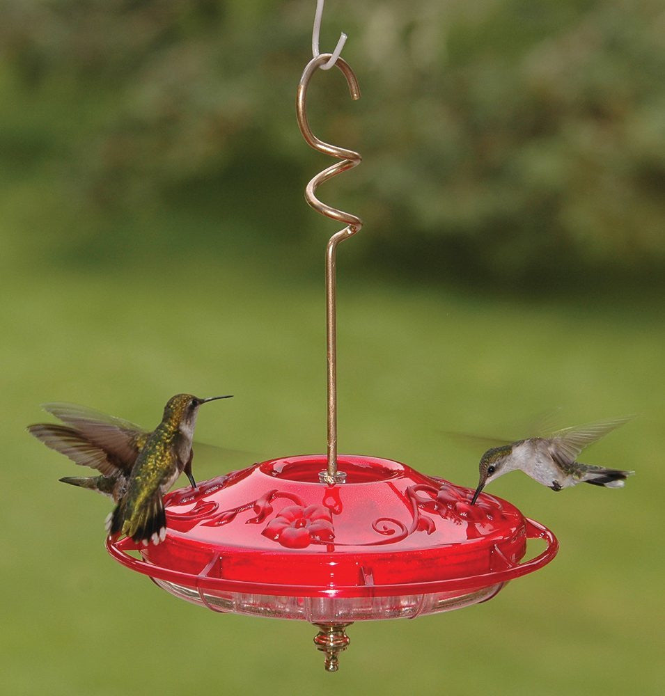 HummZinger Fancy 4-Port Hummingbird Feeder 12oz