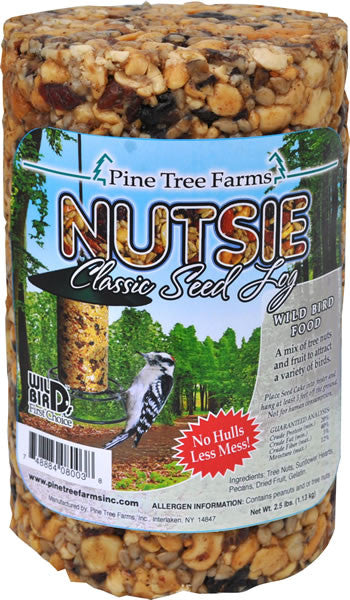 Nutsie Classic Seed Log | Wild Bird Food - Feathered Friends of Santa Fe (www.ffofsf.com)