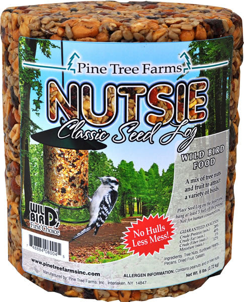 Nutsie Classic Seed Log | Wild Bird Food - Feathered Friends of Santa Fe (www.ffofsf.com)