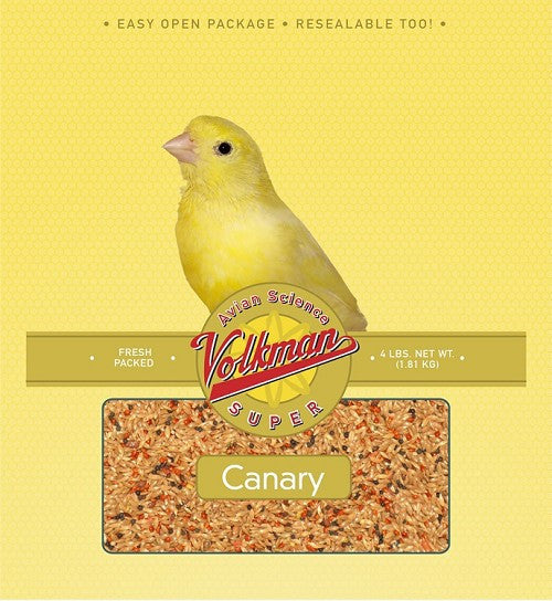 Avian Science Super Canary Food 4 lb (1.81 kg) - Feathered Friends of Santa Fe (www.ffofsf.com)