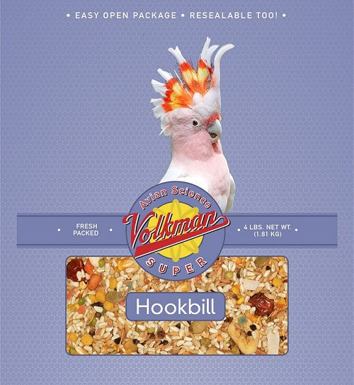 Avian Science Super Hookbill Bird Seed - No Sunflower Seeds 4 lb (1.81 kg) - Feathered Friends of Santa Fe (www.ffofsf.com)