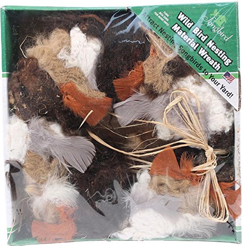 Wild Bird Nesting Material Wreath